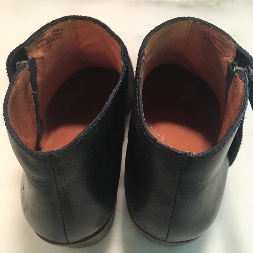 Madewell Cait Black Leather/Suede Boots - Picture 5 of 8